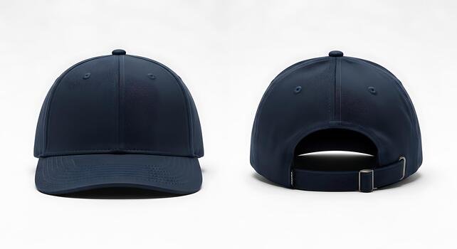 Classic Structured Baseball Cap – Navy