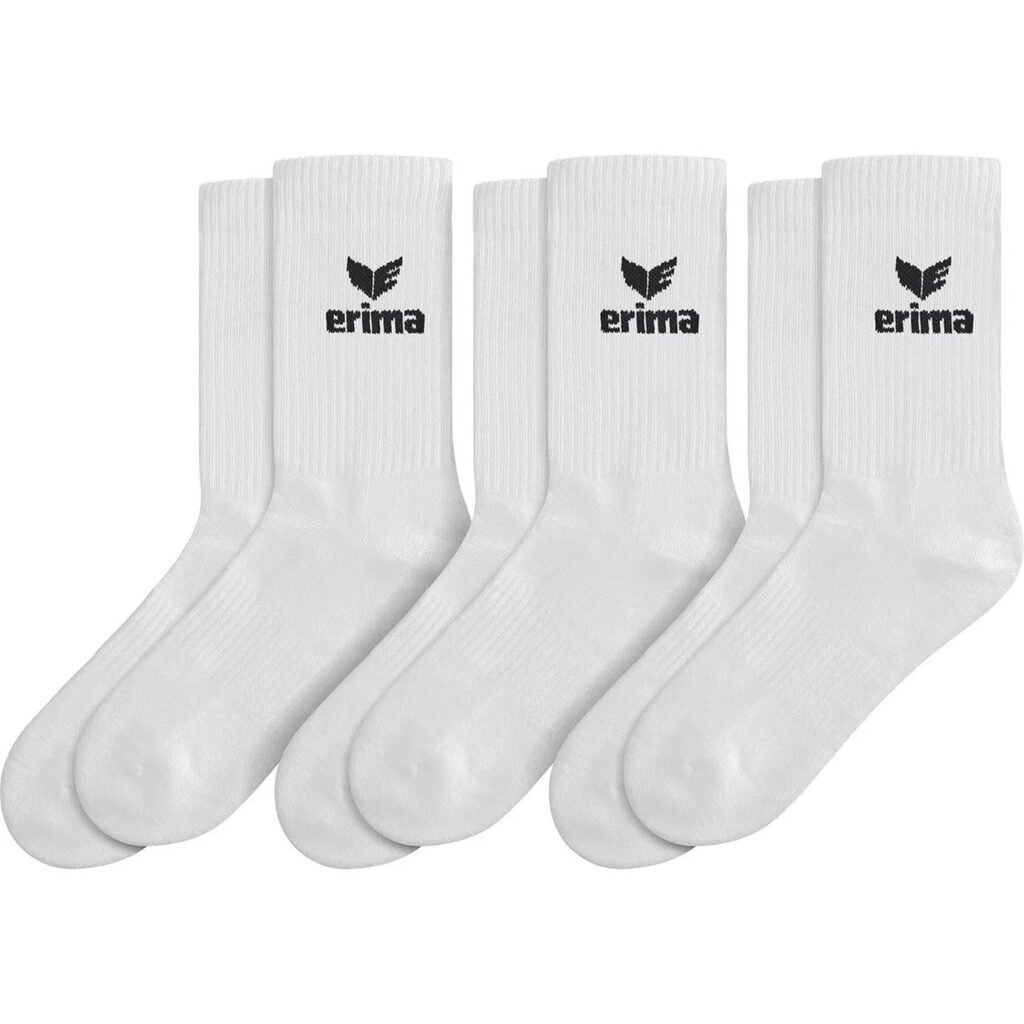 Erima Sport Socks 3-Pack – White