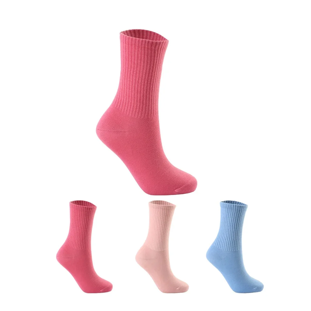 Women's Colorful Crew Socks 2-Pairs – Pink/Blue